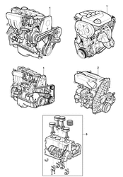 4-ЦИЛИНДРОВЫЙ ДВИГАТЕЛЬ Chevrolet Corsa 2011-2017 S19 ENGINE ASM & PARTIAL ENGINE