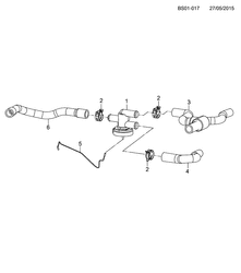 COOLING SYSTEM-GRILLE-OIL SYSTEM Chevrolet Corsa 1998-2004 S19 ENGINE COOLING SYSTEM