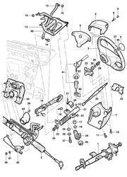 FRONT SUSPENSION-STEERING Chevrolet Corsa 1994-2012 S STEERING COLUMN & RELATED PARTS