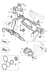 ПЕРЕДН. ПОДВЕКА, УПРАВЛ. Chevrolet Corsa 1994-2010 S STEERING PUMP ASM
