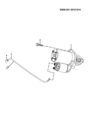 CHASSIS WIRING-LAMPS Chevrolet N200 2008-2012 BC,BF16 STARTER MOTOR & HARNESS