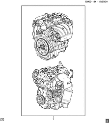 MOTOR 4 CILINDROS Chevrolet New MALIBU 2017-2017 ZY,ZZ69 ENGINE ASM & PARTIAL ENGINE (LTG/2.0X)