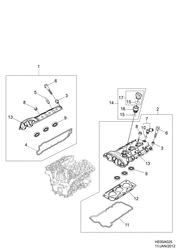 MOTEUR 6 CYLINDRES Chevrolet Caprice/Lumina LHD 2010-2011 E19-69 CYLINDER HEAD COVER V6 CAMSHAFT COVERS