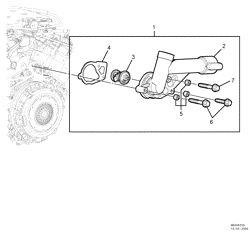 MOTOR 8 CILINDROS Chevrolet Caprice/Lumina LHD 2010-2011 E ENGINE ASM-V6 THERMOSTAT AND HOUSING