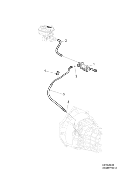 MOTOR 8 CILINDROS Chevrolet Caprice/Lumina LHD 2010-2010 E19-69 ENGINE ASM-V8 CLUTCH MASTER CYLINDER AND HOSES(L98,M10)