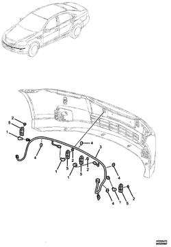 ЭЛЕКТРИКА Chevrolet Caprice/Lumina LHD 2010-2013 E19 SENSOR SYSTEM/FRONT OBJECT (ROYALE)