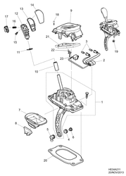 PARK BRAKE Chevrolet Caprice/Lumina LHD 2010-2013 E AUTOMATIC TRANSMISSION SELECTOR CONTROL(MYC)