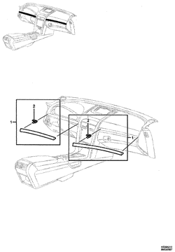 ИНСТРУМЕНТ, РАДИО, СИГНАЛИЗАЦИЯ Chevrolet Caprice/Lumina LHD 2007-2009 EK69 DASH AND INSTRUMENTATION PANEL PAD TRIMS (LUMINA S & SS )