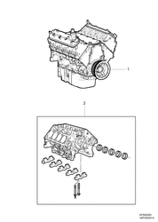 8-ЦИЛИНДРОВЫЙ ДВИГАТЕЛЬ Chevrolet Caprice LHD 2014-2015 EK,EP19 ENGINE ASM-V8 (PARTIAL ENGINE)(L77)