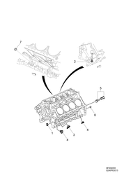 8-CYLINDER ENGINE Chevrolet Caprice LHD 2014-2015 EK,EP19 ENGINE ASM-V8 PLUGS CYLINDER BLOCK(L77)