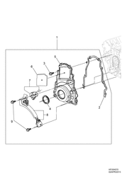 MOTOR 8 CILINDROS Chevrolet Caprice LHD 2014-2015 EK,EP19 ENGINE ASM-V8 FRONT COVER(L77)