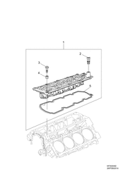 8-ЦИЛИНДРОВЫЙ ДВИГАТЕЛЬ Chevrolet Caprice LHD 2014-2015 EK,EP19 ENGINE ASM-V8 VALLEY COVER(L77)