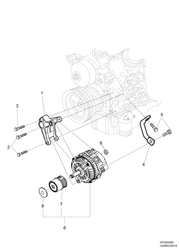 ЭЛЕКТРИКА Chevrolet Caprice LHD 2016-2016 EK19 GENERATOR ASM V8(L77)
