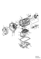TRANSMISSION-BRAKES Chevrolet Caprice LHD 2014-2015 EK,EP19 AUTOMATIC TRANSMISSION CASE & RELATED PARTS(MYC)