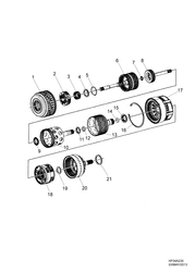 КОРОБКА ПЕРЕДАЧ-ТОРМОЗА Chevrolet Caprice LHD 2014-2015 EK,EP19 AUTOMATIC TRANSMISSION CLUTCH ASM AND RELATED PARTS(MYC)