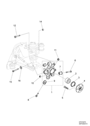 FRAMES-SPRINGS-SHOCKS-BUMPERS Chevrolet Caprice LHD 2014-2015 EK,EP19 SUSPENSION/REAR KNUCKLE ASM