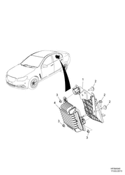 PAINEL "DASH", INSTRUMENTO, RÁDIO, ALARME Chevrolet Caprice LHD 2014-2015 EP19 AUDIO SYSTEM AMPLIFER(UQA)