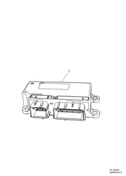SISTEMA AIR-BAG SUPLEMENTAR Chevrolet Caprice LHD 2014-2015 EK,EP19 SUPPLEMENTAL RESTRAINT SYSTEM MODULE