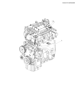 4-CYLINDER ENGINE Chevrolet Spark - Europe 2010-2015 CP,CQ48 ENGINE ASM & PARTIAL ENGINE (LMT/1.0-1)