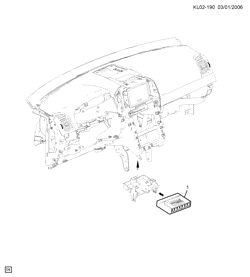 CHASSIS WIRING-LAMPS Chevrolet Captiva 2011-2017 L26 MODULE/BODY CONTROL