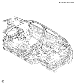КРЕПЛЕНИЕ КУЗОВА-КОНДИЦИОНЕР-КОМБИНАЦИЯ ПРИБОРОВ Chevrolet Captiva 2011-2017 L26 AUDIO SYSTEM