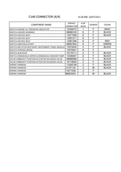 ЖИДКОСТИ-ЕМКОСТЬ-ЭЛЕКТРИЧЕСКИЕ РАЗЪЕМЫ Chevrolet Captiva 2011-2012 L26 ELECTRICAL CONNECTOR LIST BY NOUN NAME -/(4/4)