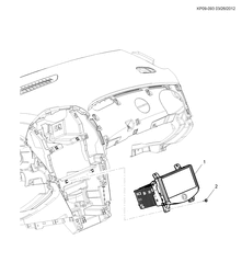 FIXAÇÃO CARROCERIA-AR-CONDICIONADO-PAINEL DE INSTRUMENTOS Chevrolet Cruze Wagon - Europe 2013-2013 PP,PQ,PR35 VISOR/INFORMAÇÃO MOTORISTA (UF7,UCU)