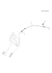 ТОПЛИВО-ВЫХЛОП-КАРБЮРАЦИЯ Chevrolet Sail 2010-2011 S ACCELERATOR CONTROL (LMU,EXC (KB7))