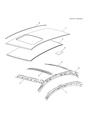 BODY MOLDINGS-SHEET METAL-REAR COMPARTMENT HARDWARE-ROOF HARDWARE Chevrolet Sail 2017-2017 SP,SQ69 SUNROOF