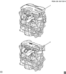 4-CYLINDER ENGINE Chevrolet Malibu - LAAM 2012-2013 GR,GS69 ENGINE ASM & PARTIAL ENGINE (LE9/2.4U)