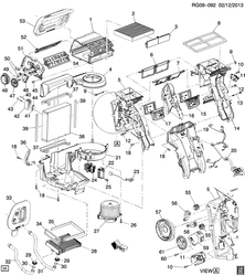 FIXAÇÃO CARROCERIA-AR-CONDICIONADO-PAINEL DE INSTRUMENTOS Chevrolet Malibu - LAAM 2014-2016 GR,GT69 A/C & HEATER MODULE ASM (LHD, EXC AUTOMATIC CONTROLS CJ2)