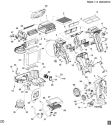 BODY MOUNTING-AIR CONDITIONING-INSTRUMENT CLUSTER Chevrolet Malibu - LAAM 2014-2016 GS,GT69 A/C & HEATER MODULE ASM (RHD, AUTOMATIC CONTROLS CJ2)