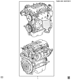 MOTOR 4 CILINDROS Chevrolet Aveo/Sonic - LAAM 2012-2016 JB,JC,JD48 ENGINE ASM & PARTIAL ENGINE (LDC/1.2-3)