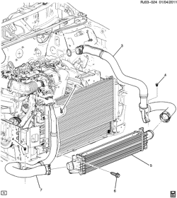 FUEL-EXHAUST-CARBURETION Chevrolet Aveo/Sonic - LAAM 2012-2014 JB,JC,JD48-69 TURBOCHARGER INTERCOOLER SYSTEM (LSF/1.3R,LDV/1.G)