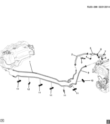 FUEL-EXHAUST-CARBURETION Chevrolet Tracker/Trax - Europe 2013-2015 JG,JH76 FUEL SUPPLY SYSTEM (LDE/1.6E)