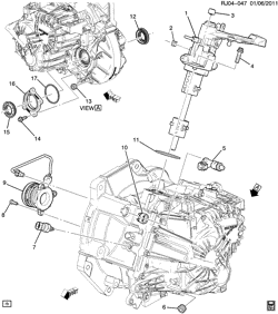 КОРОБКА ПЕРЕДАЧ-ТОРМОЗА Chevrolet Aveo/Sonic - LAAM 2012-2014 JC48-69 6-SPEED MANUAL TRANSMISSION PART 2 M20-6 TRANSMISSION COMPONENTS(MZ7)