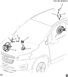 BOÎTE DE VITESSES AUTOMATIQUE Chevrolet Tracker/Trax - LAAM 2013-2017 JB,JC76 SYSTÈME ÉLECTRIQUE DE FREINAGE/ANTIBLOCAGE
