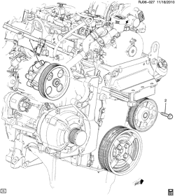 ПЕРЕДН. ПОДВЕКА, УПРАВЛ. Chevrolet Aveo/Sonic - Europe 2012-2014 JG,JH,JJ48-69 STEERING PUMP MOUNTING (LSF/1.3R,LDV/1.3G)