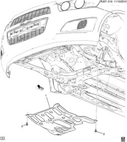 РАМЫ-ПРУЖИНЫ - АМОРТИЗАТОРЫ - БАМПЕРЫ Chevrolet Aveo/Sonic - Europe 2012-2016 JG,JH,JJ48-69 SKID PLATES (CHASSIS PROTECTION XL4)