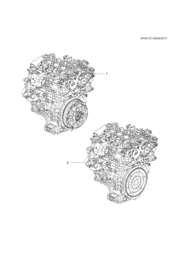MOTEUR 4 CYLINDRES Chevrolet Cruze Notchback - Europe 2011-2017 PP,PQ,PR69 ENGINE ASM-2.0L L4 (LNP/2.0Y)