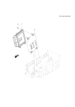 FUEL-EXHAUST-CARBURETION Chevrolet Cruze Notchback - Europe 2010-2010 PP,PQ69 E.C.M. MODULE & RELATED PARTS (LXV/1.6E)