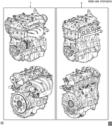 MOTOR 4 CILINDROS Chevrolet New MALIBU 2017-2017 ZX,ZY,ZZ69 ENGINE ASM & PARTIAL ENGINE (LCV/2.5A)