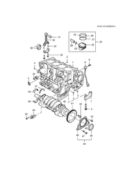 MOTOR 3 CILINDROS Chevrolet Sail (2015 New Model) 2015-2017 HB,HC69 CYLINDER BLOCK (LEW,MA4,M72)
