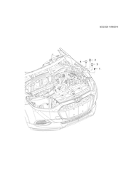 ЭЛЕКТРОПРОВОДКА ШАССИ - ЛАМПЫ Chevrolet Sail (2015 New Model) 2015-2017 HB,HC,HD69 BLOCK/ACCESSORY WIRING JUNCTION