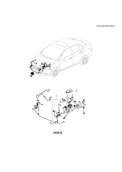CÂBLAGE DE CHÂSSIS-LAMPES Chevrolet Sail (2015 New Model) 2015-2017 HB,HC,HD69 FAISCEAU DE FILS/CHÂSSIS