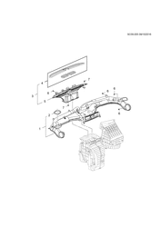 КРЕПЛЕНИЕ КУЗОВА-КОНДИЦИОНЕР-КОМБИНАЦИЯ ПРИБОРОВ Chevrolet Sail (2015 New Model) 2015-2017 HB,HC,HD69 A/C AIR DISTRIBUTION SYSTEM