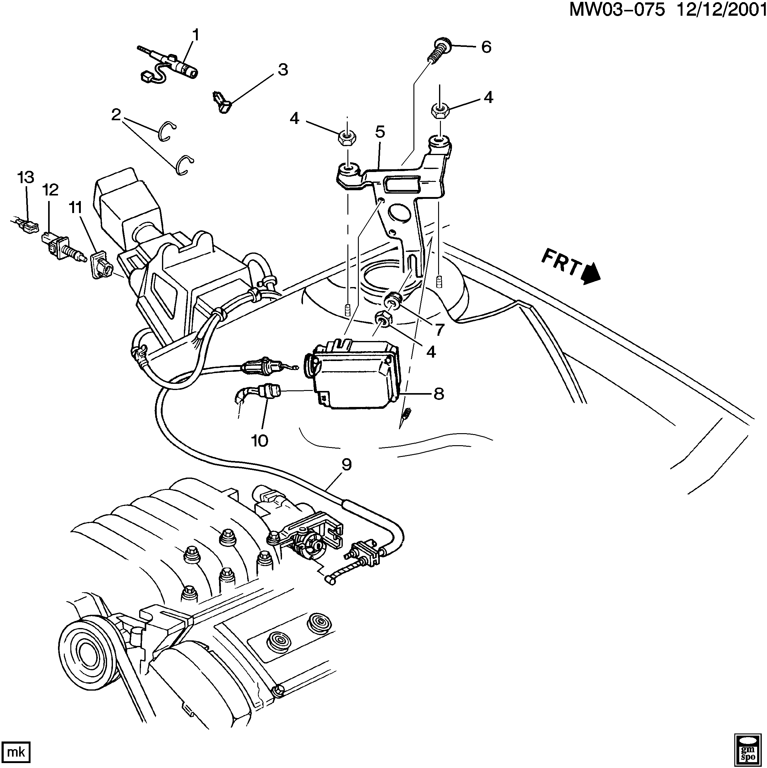2000-2003 W CRUISE CONTROL-V6(L36/3.8K,L67/3.8-1)