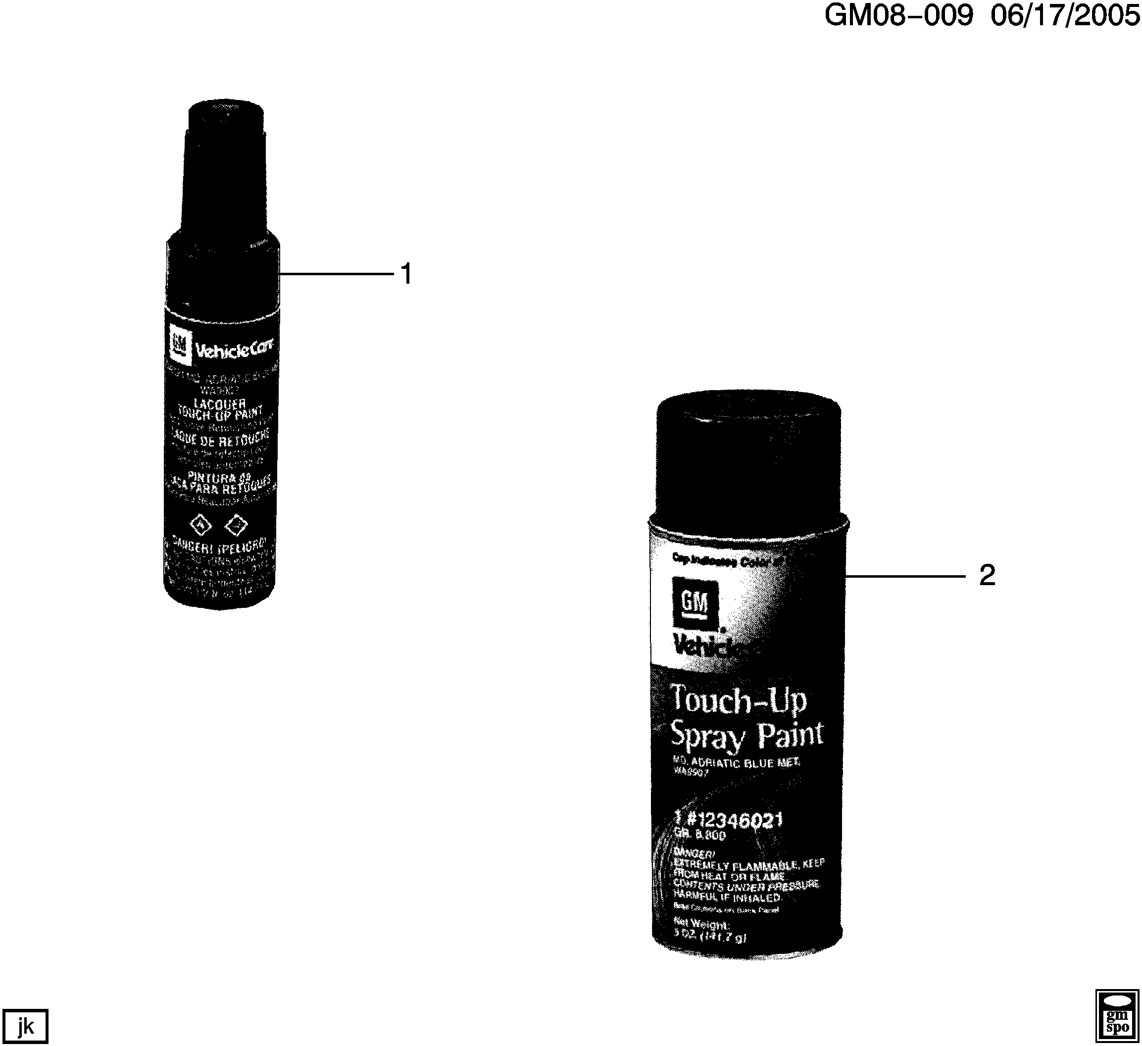 1993-2002 F PAINT/TOUCH-UP