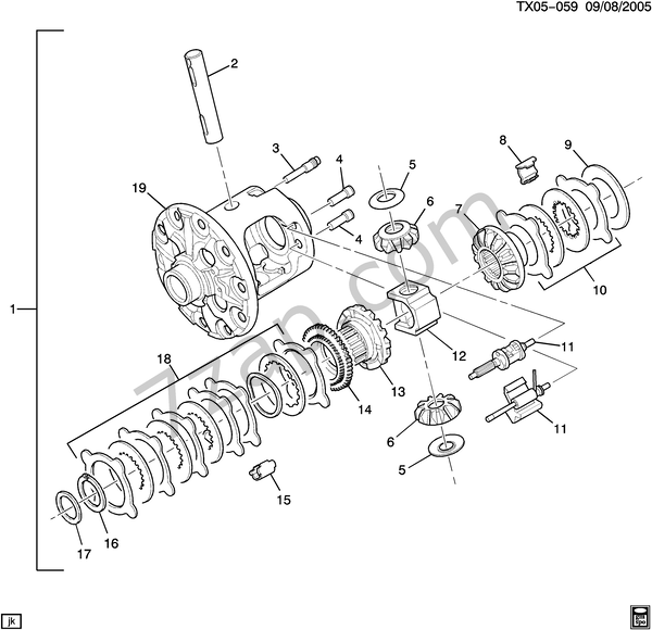 Купить Задний Редуктор Шевроле Трейлблейзер