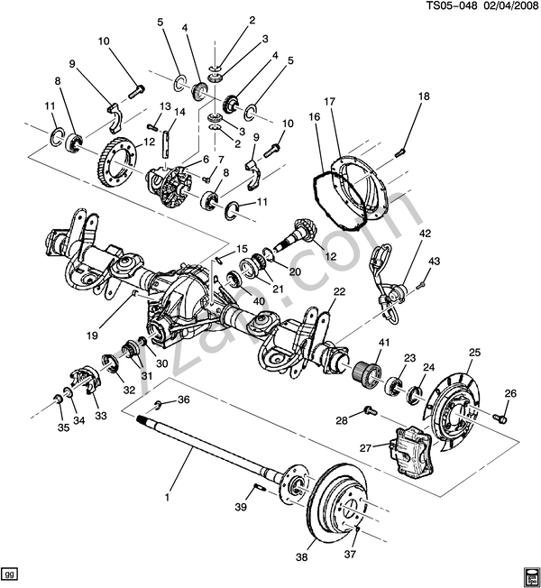 Купить Задний Редуктор Шевроле Трейлблейзер